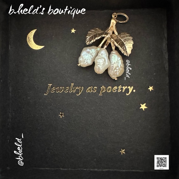 💫SOLD💫 Catbird x Vito’s Gems New York Mulberry Charm Solid 14K Gold 3RicePearls - Picture 15 of 17